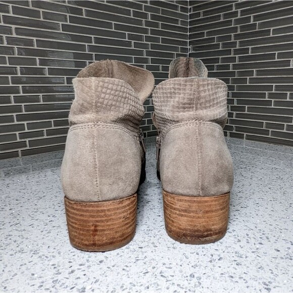Seychelles Anthropologie score ankle boots taupe tan women's size 9 - Picture 6 of 8